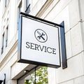 24 hours service sign icon