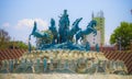 Hourse and king Statue Art at Ramoji Film City Hyderabadh India