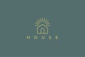 House Creative Logo Architecture Property Roof Building Home