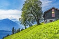 House Alps Climbing Mount Pilatus Lucerne Switzerland Royalty Free Stock Photo