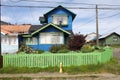 House at Ancud, Chiloe Island, Chile Royalty Free Stock Photo