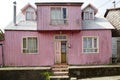 House at Ancud, Chiloe Island, Chile Royalty Free Stock Photo