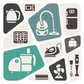 House appliances theme background Royalty Free Stock Photo