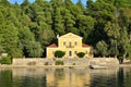 House of Aristotelis Valaoritis on Madouri island, Greece Royalty Free Stock Photo