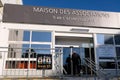 House of associations de Vannes with a sign written in French and Breton