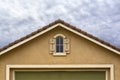 House attic gable window Royalty Free Stock Photo