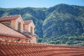 Attics and red roof Royalty Free Stock Photo