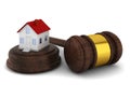 House auction concept Royalty Free Stock Photo