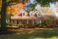 House in autumn