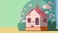 house background with space for text. AI Generated Royalty Free Stock Photo