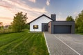 House with backyard and garage