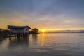 House on the beach with beautiful atmosphere.