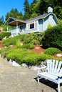 House with beautiful curb appeal and outdoor rest area. Port Orc