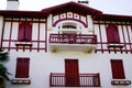 House in Biarritz town in the basque region of the south of France north of spain bask country Royalty Free Stock Photo