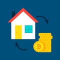 House Bitcoin Concept