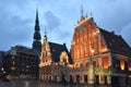 House of the Blackheads in the old town of Riga, Latvia