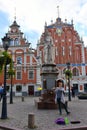 House of the Blackheads in the old town of Riga, Latvia