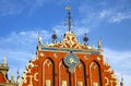 House of the Blackheads in Riga, Latvia Royalty Free Stock Photo