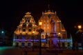 House of Blackheads in the Town Hall Square and the spire of the Cathedral in the historic center of the old city against Royalty Free Stock Photo