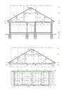 House blueprints plans Royalty Free Stock Photo