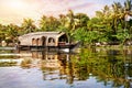 House boat in backwaters