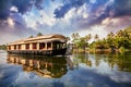 House boat in backwaters