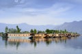 The house boat on the Dal Lake of Srinagar