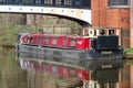 House boat in England Royalty Free Stock Photo