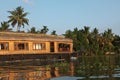 House boat on Kerala backwaters, Royalty Free Stock Photo