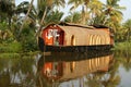 House boat in the Kerala (India) Royalty Free Stock Photo