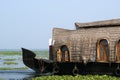 House boat in the Kerala (India) Backwaters. Royalty Free Stock Photo