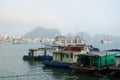 House boats and Ha Long Bay