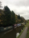 House boats in Hebden Bridge