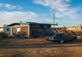 A house at Bombay Beach in the Salton Sea