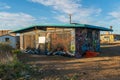 A house at Bombay Beach in the Salton Sea