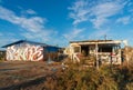 A house at Bombay Beach in the Salton Sea