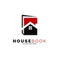 House Book Icon Vector Logo Template Illustration Design Royalty Free Stock Photo