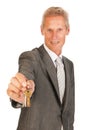 House broker with keys