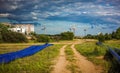 House building constructions in Vilnius Royalty Free Stock Photo