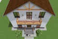 House building 3D design