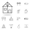 house, building icon. construction icons universal set for web and mobile Royalty Free Stock Photo