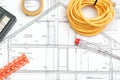 House building plan Royalty Free Stock Photo