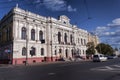 The house built for the Land Bank under the project of Alexey Beketov. From 1928 to the present day Kharkiv Motor Transport