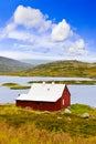 House in Buskerud region of Norway Royalty Free Stock Photo