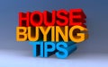 house buying tips on blue