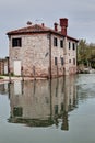 House, Canal, Torcello, Venice, Italy