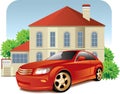 House and car