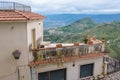 House in Castelmola on Sicily island Royalty Free Stock Photo