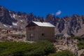 House on the Cathedral hill on a sunny day in San Carlos de Bariloche in Rio Negro, Argentina