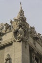House with Chimaeras. Art Nouveau building located in the historic neighborhood of Kiev, the capital of Ukraine